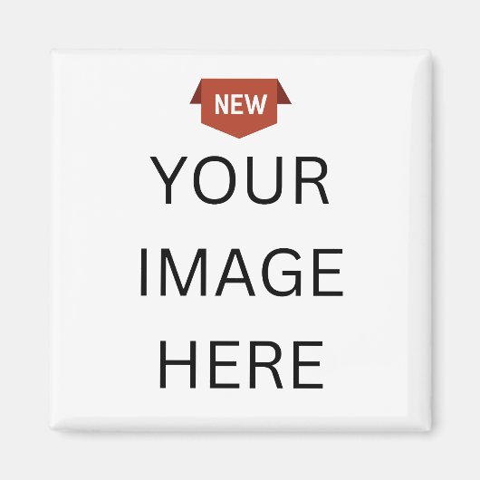 NOUVEAUTÉ ! Aimant carré - 2 pouces - Personnalisé (Devant)