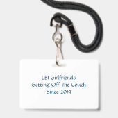 NOUVEAUTÉ ! Badge LBIG & Lanyard (Arrière avec lanière)