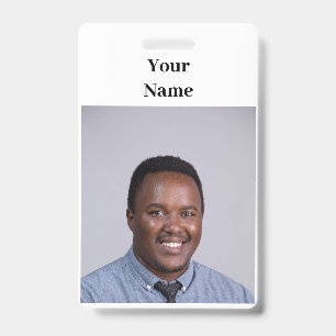 NOUVEAUTÉ ! Badge - Vertical Avec Lanyard - Person