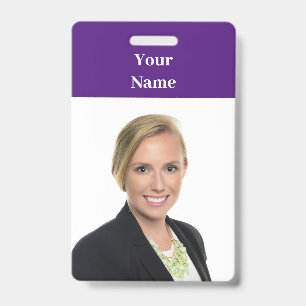 NOUVEAUTÉ ! Badge - Vertical Avec Lanyard - Person