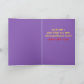NOUVEAUTÉ ! Carte d'anniversaire Fun & Laughing (Intérieur)