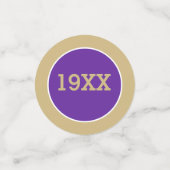 NOUVEAUTÉ ! Confetti de table de réunion de classe (Petit recto)