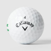 Nouveauté Dire des balles de golf (Logo)