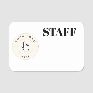 NOUVEAUTÉ ! Étiquette de nom - Personnel - Effacem