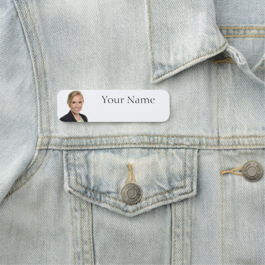 NOUVEAUTÉ ! Étiquette de nom - Rectangle de 3,5 po (En situation)