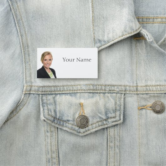 NOUVEAUTÉ ! Étiquette de nom - Rectangle de 3 po X (En situation)