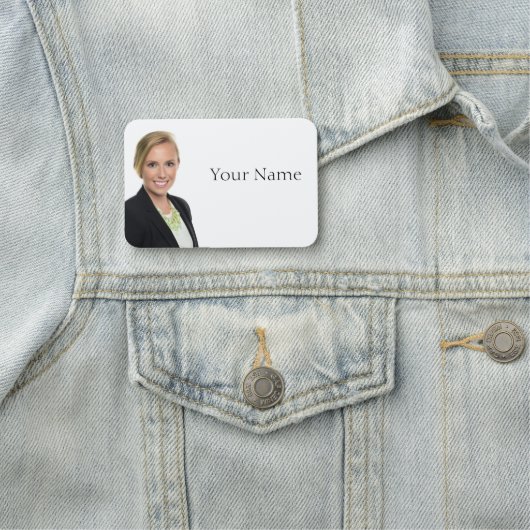 NOUVEAUTÉ ! Étiquette de nom - Rectangle de 3 pouc (En situation)