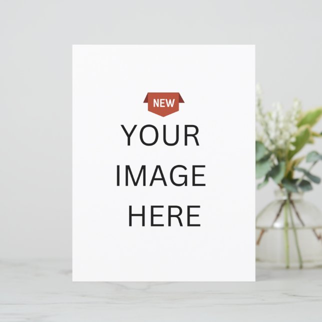 NOUVEAUTÉ ! Feuille papier - 8,5 po x 11 po - Pers (Debout devant)