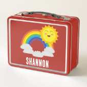 NOUVEAUTÉ ! Lunchbox - Rainbow Sun (ajouter le nom (Dos)