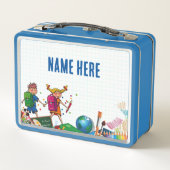 NOUVEAUTÉ ! Lunchbox - Retour à l'école Métal - Bl (Dos)