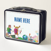 NOUVEAUTÉ ! Lunchbox - Retour à l'école Métal - No (Devant)