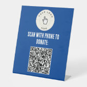 NOUVEAUTÉ ! Panneau de piédestal -10"X12"- Code QR (Recto)