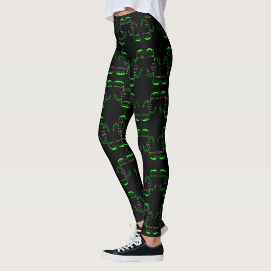 Nouveauté Venus Flytrap Impression Leggings (Gauche)