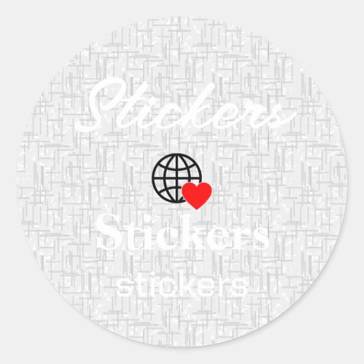 Nouveaux autocollants de texte personnalisés Logo (Devant)