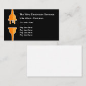 Nouveaux Cartes de visite électriciens (Devant / Derrière)