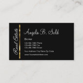 Nouveaux Cartes de visite immobiliers classiques (Devant)