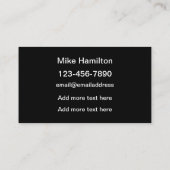 Nouveaux Cartes de visite modernes de service Hand (Dos)