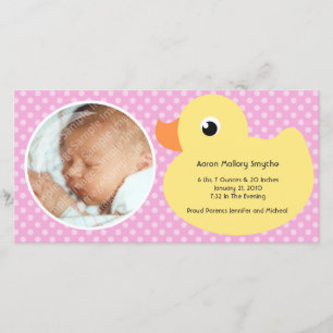 Nouveaux cartes photos de bébé de cadre mignon en