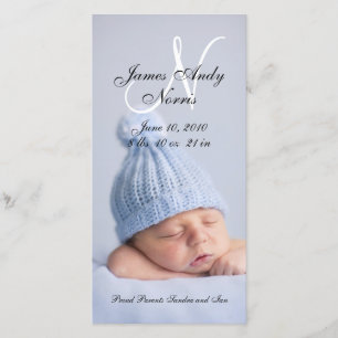 Nouveaux Cartes photos pour bébés garçons