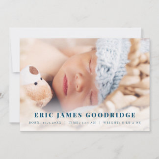 Nouveaux Cartes photos pour bébés garçons