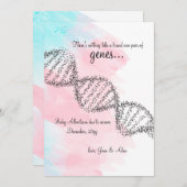 Nouveaux gènes Faire-part de grossesse (Devant / Derrière)