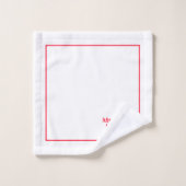 Nouveaux mariés M. & Mme Personnalisé Grand (Gant de toilette)