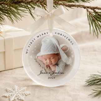 Nouveaux Parents Noël Bébé Personnalisé Premier No