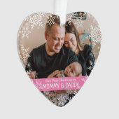 Nouveaux parents Premiers flocons de neige de Noël (devant)