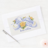 Nouveaux Stickers Bébé Chaussures Bébé Avec Roses  (Enveloppe)