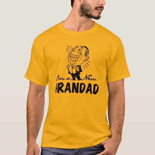 Nouveaux T-shirts et cadeaux de sourire de papy (Devant)