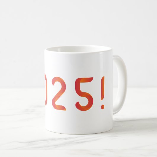 Nouvel an 2025 Mug (Devant droit)