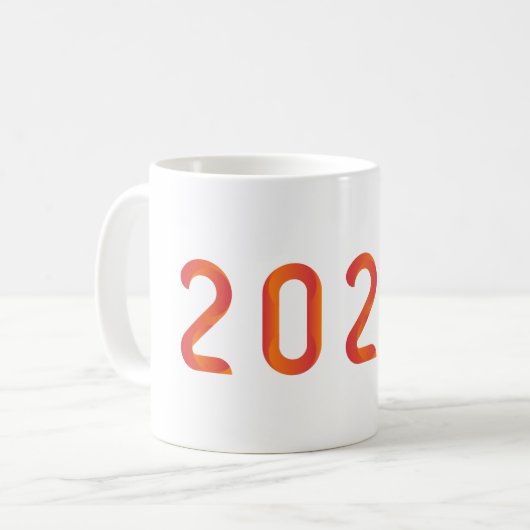 Nouvel an 2025 Mug (Devant gauche)