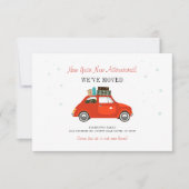 Nouvel An Adventures Adresse Moving Faire-part (Devant)