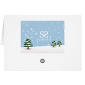 Nouvel An Arbre de Noël 2025 (Dos Horizontal)