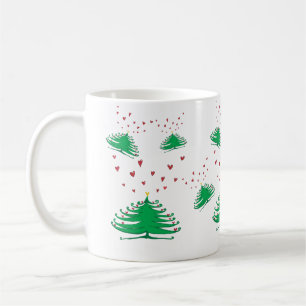 Nouvel An Arbre de Noël Festive Pine Arbre Mug