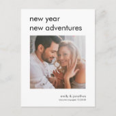 Nouvel an Aventures Fiançailles photo Faire-part (Devant)