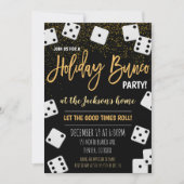 Nouvel An Bunco Party Invitation (Devant)