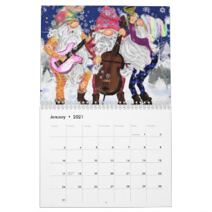 Nouvel An Cadeau Noël Design Calendrier
