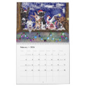 Nouvel An Cadeau Noël Design Calendrier (Feb 2026)