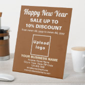 Nouvel an commercial Vente sur panneau Pedestal Br (In SItu)