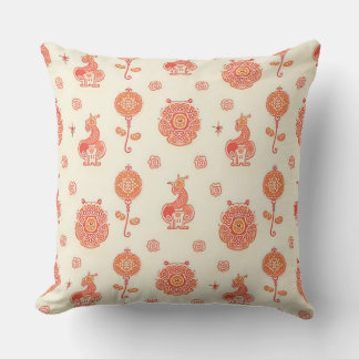 Nouvel an Coussin à motif simple B