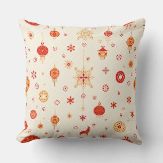 Nouvel an Coussin simple à motif C