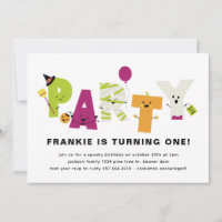 Nouvel An Cute Halloween Fête Invitation