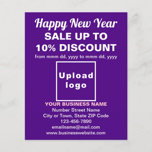 Nouvel an d'affaires Vente sur prospectus (Devant)