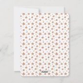 Nouvel An| Étoiles d'or Roses| Carte photo (Dos)