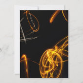 Nouvel An Eve fête étincelante lumière Invitation (Dos)