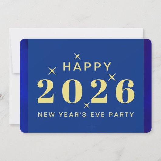 Nouvel An Eve Fête Invitation (Devant)