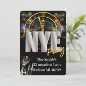 Nouvel An Eve Party Invitation (Debout devant)