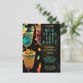 Nouvel An Eve Party Invitation (Debout devant)