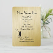 Nouvel An Eve Party Invitation (Debout devant)